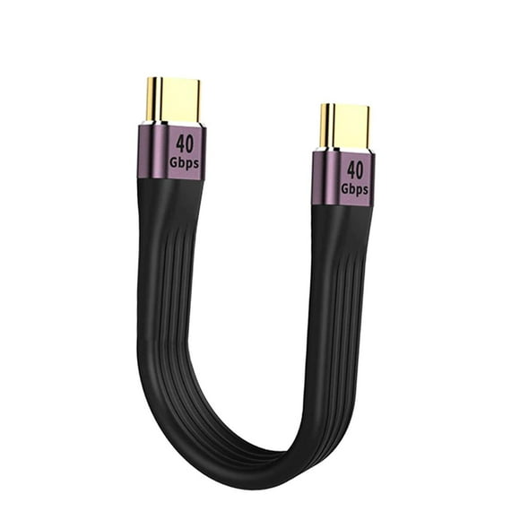 Short USB C Cable 100W 40Gbps Data Transfer 0.5ft PD 5A for 4/3