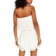 thumbnail image 2 of City Studio Womens Juniors Lace Ruffled Mini Dress White 11, 2 of 2