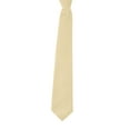 thumbnail image 3 of NYFASHION101 Men's Solid Color Polyester Tie PS21-Cream, 3 of 3