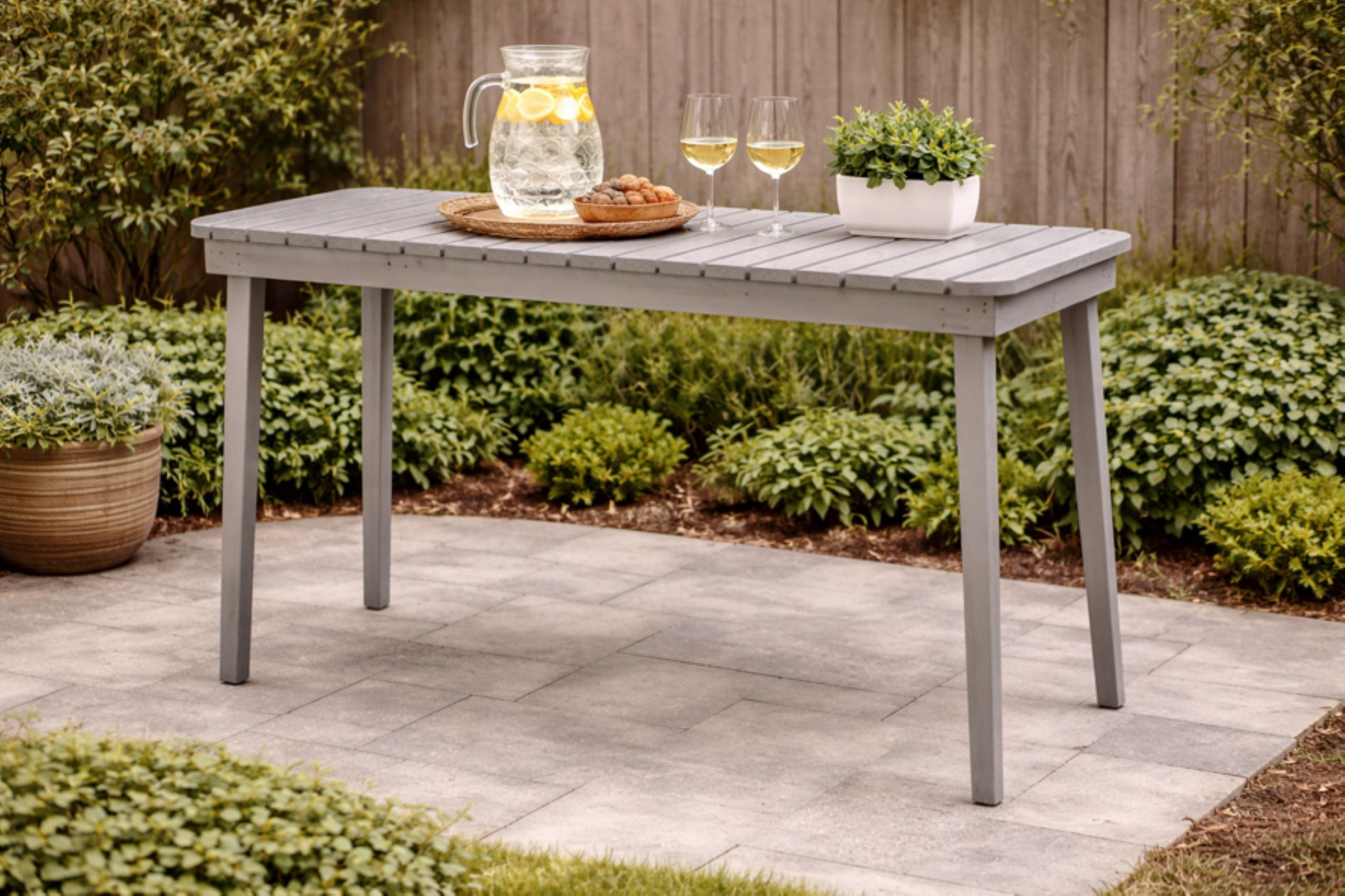 Stakmore 48" Outdoor Folding Utility Table, Grey
