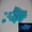 Blue, variant on Glowing Garden Pebblesset 200 for Outdoor Luminous Stones for Water Features Wedding Garden Glow