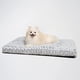 thumbnail image 4 of Perrera para gatos de peluche Methold rosa cama cómoda resistente a los arañazos Suministros para perros caqui M 65*45 CM, 4 of 6