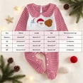 thumbnail image 4 of larppty Baby Girl First Christmas Outfit My 1st Christmas Newborn Romper Long Sleeve Jumpsuit Infant Santa Outfit, 4 of 7