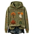 thumbnail image 2 of longantii Women's I'm Ready for The BER Months Hoodie, Fall Long Sleeve Hooded Sweatshirt, Casual Thanksgiving Print Pullover Top, Soft Comfortable Women's Sweatshirt, 2 of 4