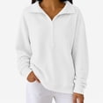thumbnail image 4 of OunisaWomen's Henley Collar Sweatshirt, Long Sleeve Loose Casual Pullover, 4 of 8
