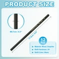 thumbnail image 2 of Uxcell 12Pcs 2H Drawing Pencils for Sketching, Hexagonal Sketch Pencils for Drawing Writing Art Sketching Artists Beginners, Black, 2 of 7