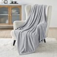 thumbnail image 1 of Manta Bedsure GentleSoft de Forro Polar XL Gris Claro 127x178 cm, 1 of 7