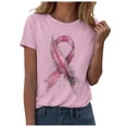 thumbnail image 1 of T-Shirts pour Femmes Été Manches Courtes Hauts Graphiques Mode Décontractée T-Shirts Confortables à Porter Tous les Jours, 1 of 4