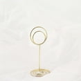 thumbnail image 6 of Efavormart 10 Pack | Gold Metal 3.5" Mini Circle Card Holder Stands, Hoop Table Number Stands, Wedding Table Place Card Menu Clips, 6 of 11