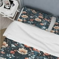 thumbnail image 4 of Designart "Romantic Peach Love Blossoms Dreams" Pink Floral Bedding Covert Set - Cottage Bed Set With 2 Shams, 4 of 5