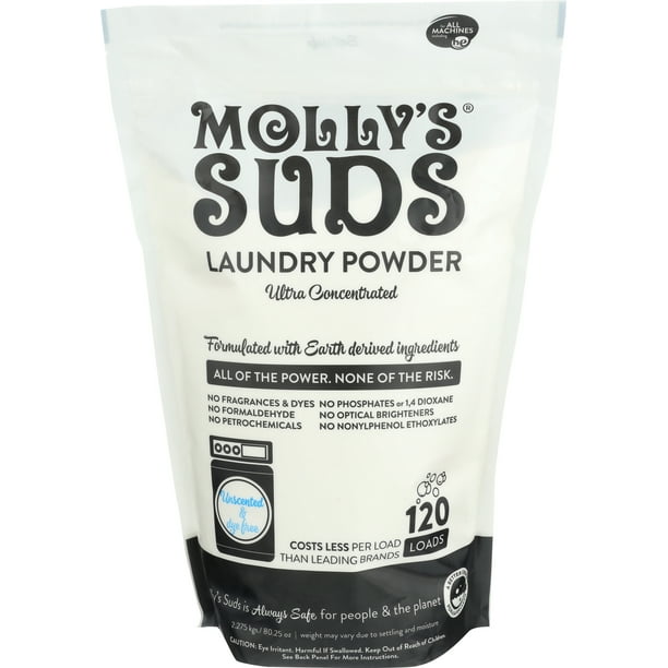 Molly's Suds Laundry Powder 120 Loads - Unscented
