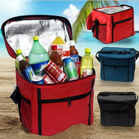 Portable Large Picnic Lunch Storage Bag Travel Thermal Insulated Cool Bag Tote Lunch Drink Bags (Best Thermal Drink Container)