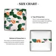thumbnail image 5 of Gukieu Cactuses Print Leather Tissue Box, PVC Waterproof Velcro Opening and Closing Square Tissue Box Holder, Suitable for Home and Office Decoration, 5 of 7