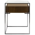 thumbnail image 5 of Safavieh Couture Caelan Contemporary Mdf and Veneer End Table, Dark Brown, 5 of 9