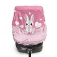 thumbnail image 7 of KUIFORTI Easter Bunny Car Seat Sun Shade Cover Baby Car Seat Cover Heat & Sun Seat Reflector to Maintain a Cool Temperature for Baby Kids, 7 of 7
