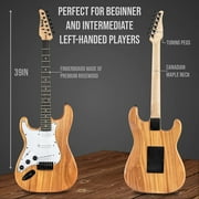 LyxPro Electric Guitar 39 Inch Beginner Kit with 20W Amp and Accessories