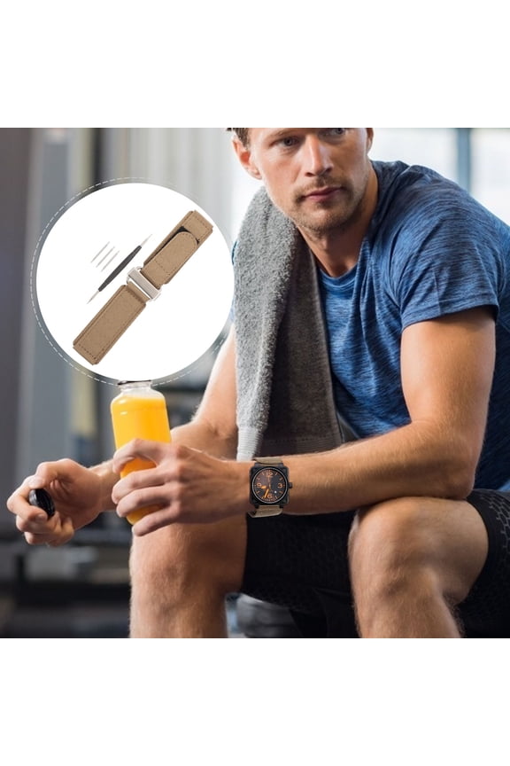 Nylon Watchband Durable Watch Strap Flexible Watchband Hook And Loop Watch Strap