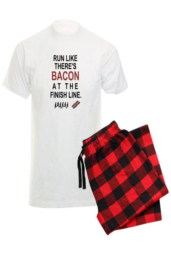 - Will Run For Bacon - Men's Light Pajamas