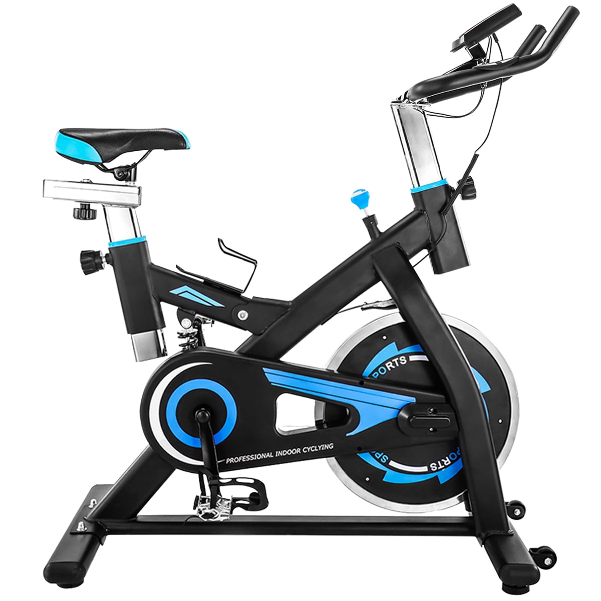 Exercise Bike Stationary Bicycle Indoor Cycling Cardio Fitness Workout Gym w/LED 