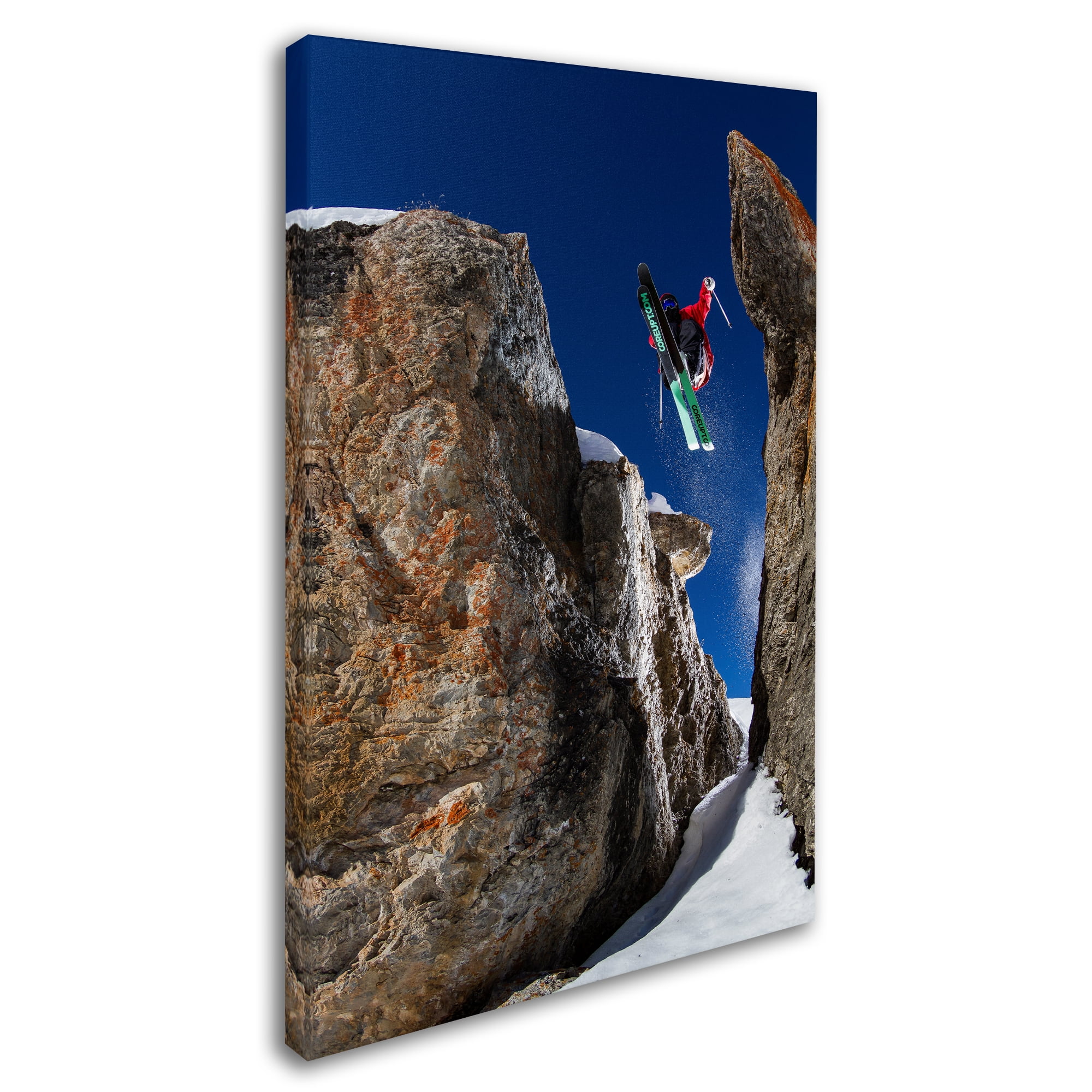 Trademark Fine Art 'In Between The Rocks' Canvas Art by Tristan Shu