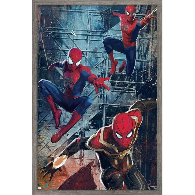 Marvel Spider-Man: No Way Home - Trio Wall Poster, 22.375" x 34"