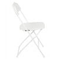 Flash Furniture Hercules Series Plastic Folding Event Chairs for Adults, Set of 10, White