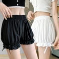 thumbnail image 4 of Yokua Fashion Safety Pants Ice Silk Boxers Shorts Ruffled Pants Underwear, 4 of 17