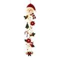 thumbnail image 6 of Light‑Up Felt Santa Christmas Decor, LED Warm Glow Hanging Ornament, Festive Indoor Door Wall Porch Holiday Hanger, 6 of 6