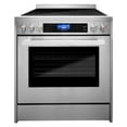 thumbnail image 3 of Cosmo 4 Piece Kitchen Appliance Package with 30" Freestanding Electric Range 30" Under Cabinet Range Hood 24" Built-in Integrated Dishwasher & French Door Refrigerator Kitchen Appliance Bundles, 3 of 17