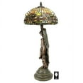 thumbnail image 2 of Design Toscano Lucina, Goddess of Light Stained Glass Lamp, 2 of 11