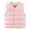 Pink, variant on CPNG Toddler Puffer Vest Boys Girls Button Down Sleeveless Winter Quilted Jacket Casual Jackets V Neck Coat Down Vest Winter Warm Jacket Lightweight Sleeveless Coat