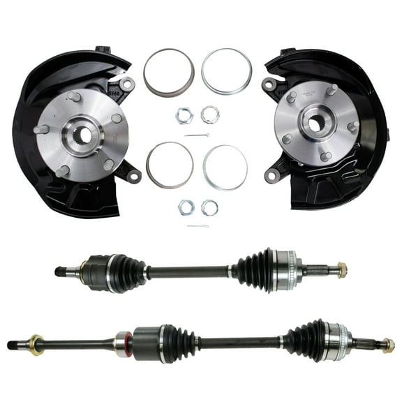 TRQ Front CV Axles & Wheel Hubs & Bearings Fits 1997-2001 Toyota Camry PSA27220