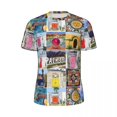 thumbnail image 4 of T Shirt For Men Sports Vacation Mid Century Harajuku Palm Springs Talavera Beach Tees O Neck Vintage, 4 of 7