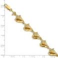 thumbnail image 3 of 14k Yellow Gold 3D Conch Shell Link Bracelet, 3 of 7