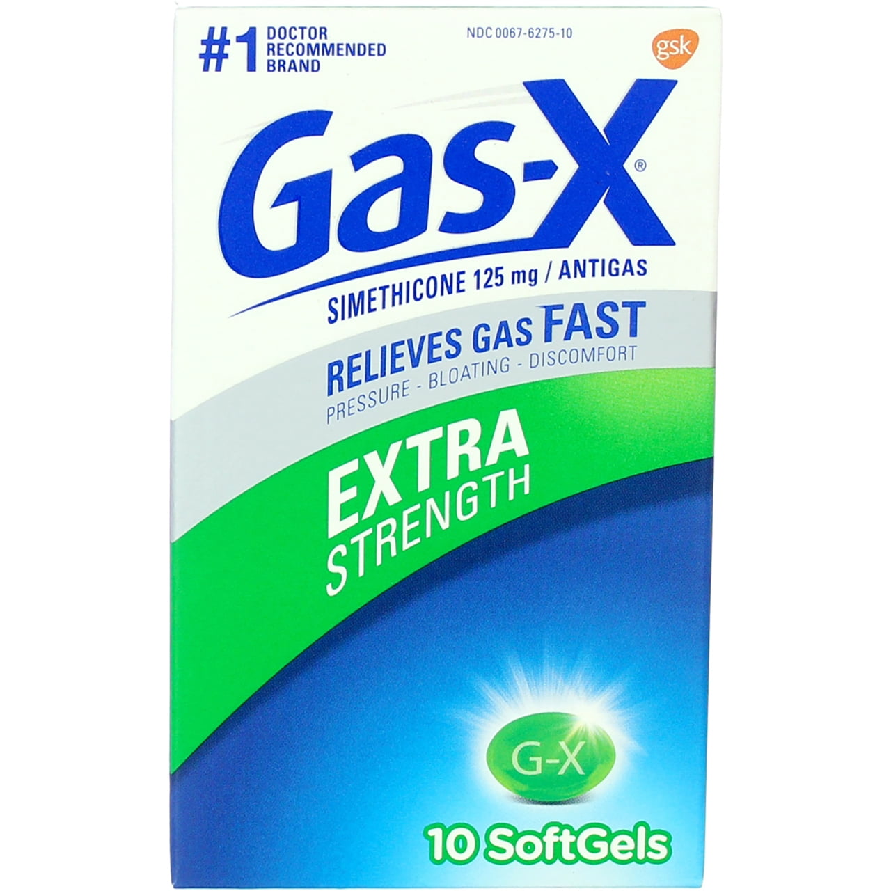 Gas-X Extra Strength Gas Relief Softgels, 10 Ct (1 Pack)