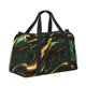 thumbnail image 2 of Fotbe Green Marble Bolsa de Viaje con Estampado, Bolsa de Fin de Semana para Mujer con Compartimento para Zapatos, Bolsa de Gimnasio con Bolsillo Húmedo, 2 of 7