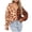 Brown, variant on Women's Color Block Leopard Print Button down Long Sleeve Cardigan Sweaters Loose Fit Lightweight Soft Cozy Outwear 2025 Fall Winter Clothes for Women Grey XL