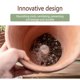 thumbnail image 5 of Paquete de 10 redes protectoras para agujeros de macetas con forma, para jardinería interior y exterior, protectores de drenaje duraderos para varios tamaños de macetas., 5 of 8