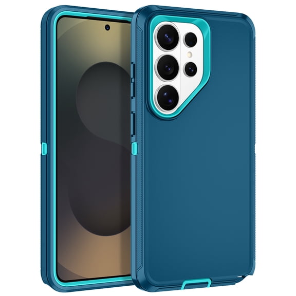 I-HONVA Compatible with Samsung Galaxy S26 Ultra Case,3-Layer Military-Grade Drop Protection Anti-Slip Bumper Rugged Shockproof Dustproof Protection Phone Case,Green