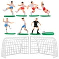 thumbnail image 3 of FESTFENDS 1 Set Soccer Cake Figurines Football Shaped Plastic Decor for Birthday Celebrations, 3 of 8