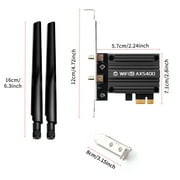 Fenvi AXE5400 WiFi 6E Card for Desktop Tri-Band PCIe Adapter with Bluetooth 5.3 MT7922 Chipset