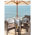 thumbnail image 3 of Outdoor Tablecloth with Umbrella Hole for Patio/Picnic/Party/Camping, Grey Geometric Waterproof Table Cloth Square Cover Washable, Modern 3D Relief Abstract Minimalist (60"x 60"), 3 of 9