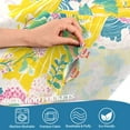 thumbnail image 4 of Yayeee Kitchen Valance Rod Pocket 54" x 18" Living Room Window Curtain, Yellow Mountains, 4 of 6