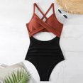 thumbnail image 6 of KYAIGUO Women One-Piece Bikini Swimsuit Bathing Suit Suspenders Girls Swimsuits, 6 of 7