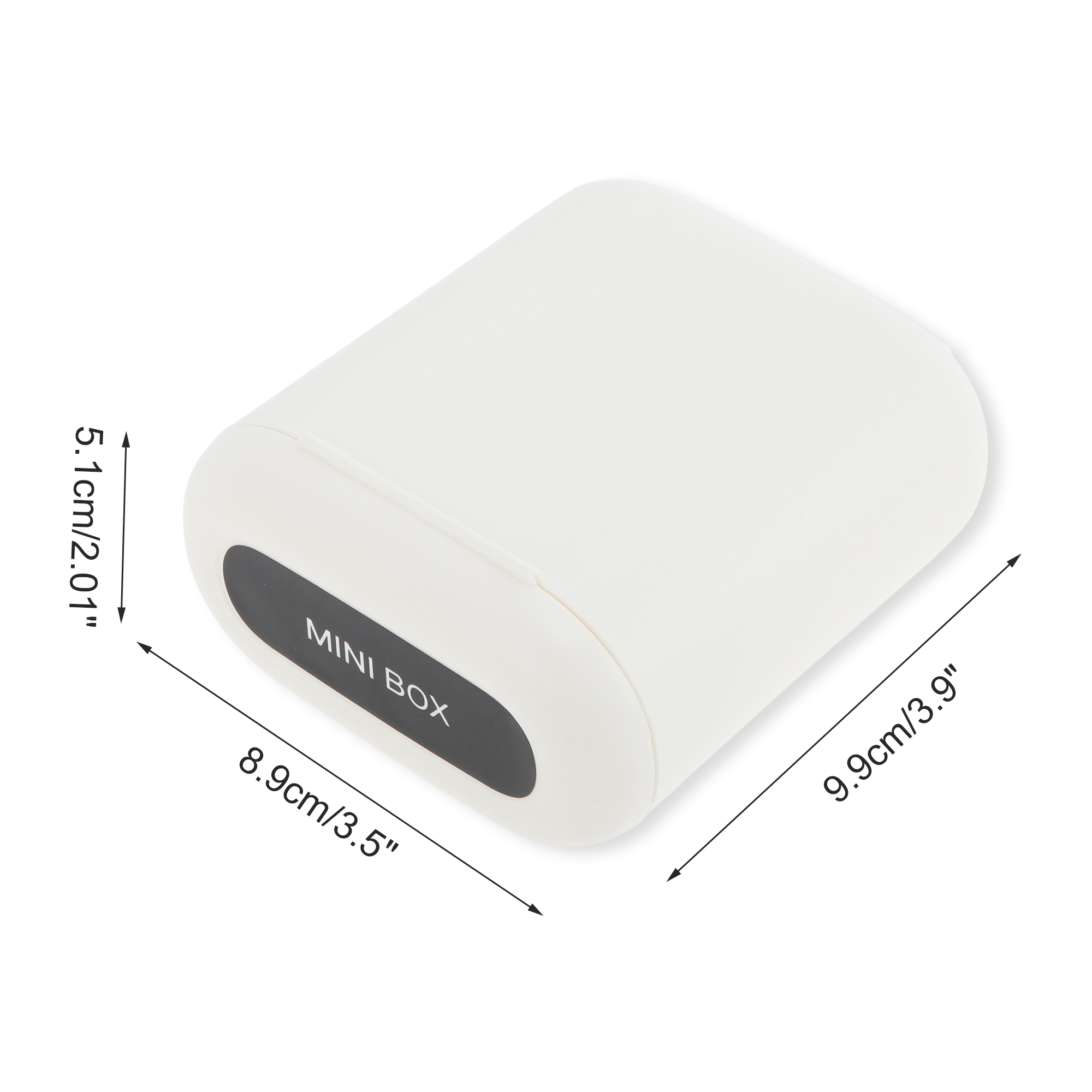 Unique Bargains Multi-Function Jewelry Box Organizer for Storing White