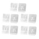 thumbnail image 2 of s de Doble Rastros Sin Transpente Sunnimix Ganchos adhesivos de pared para baño, 2 of 8