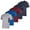 Set 6, variant on 5 Pack: Men’s Short Sleeve Dry Fit Active Crew Neck T Shirt - Athletic Running Gym Workout Tee Tops