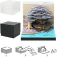 Helenmas 2025 Desk Calendar With LED Lights Paper Carving 3D Calendar