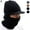 Black, variant on Winter 2 In 1 Beanie Knitted Hats for Women Men Slouchy Fleece Lined Warm Skull Caps with Zipper Face Mask for Cycling Skiing Running (Black)