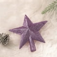 thumbnail image 5 of Pink Glitter Christmas Tree Topper - 8 Inch Sparkling Star Tree Topper Decoration, Shimmery Xmas Treetop Ornament for Holiday Home Decor, 5 of 6